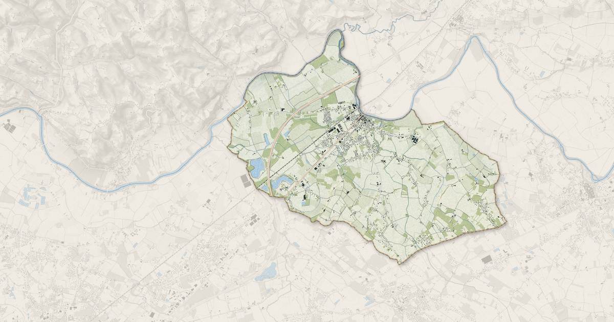 Portrait cartographique de Albias : relief, eau, forêts, bâti et voies, calculés à partir des données de l'IGN