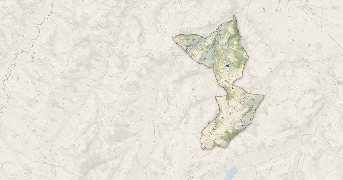 Portrait cartographique de Asques : relief, eau, forêts, bâti et voies, calculés à partir des données de l'IGN