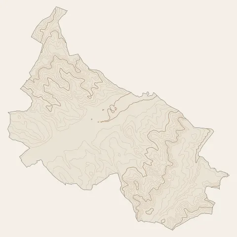 Beaumont-de-Lomagne : courbes de niveau