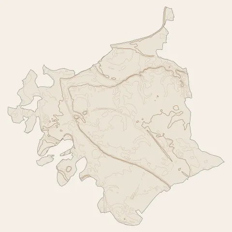 Castelsarrasin : courbes de niveau