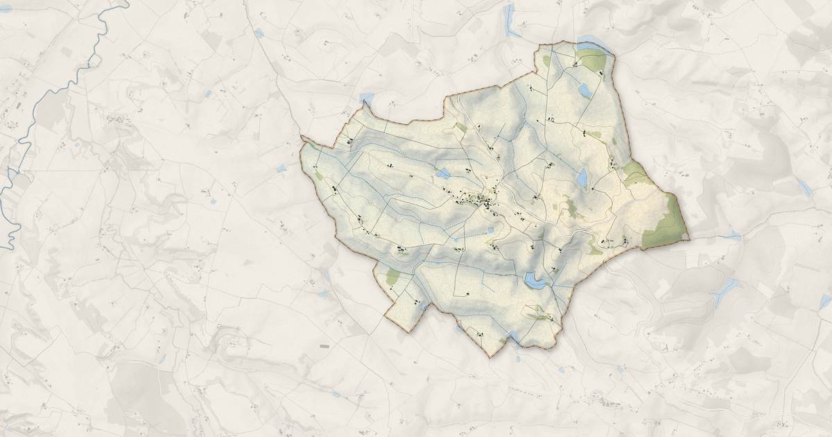 Portrait cartographique de Le Causé : relief, eau, forêts, bâti et voies, calculés à partir des données de l'IGN