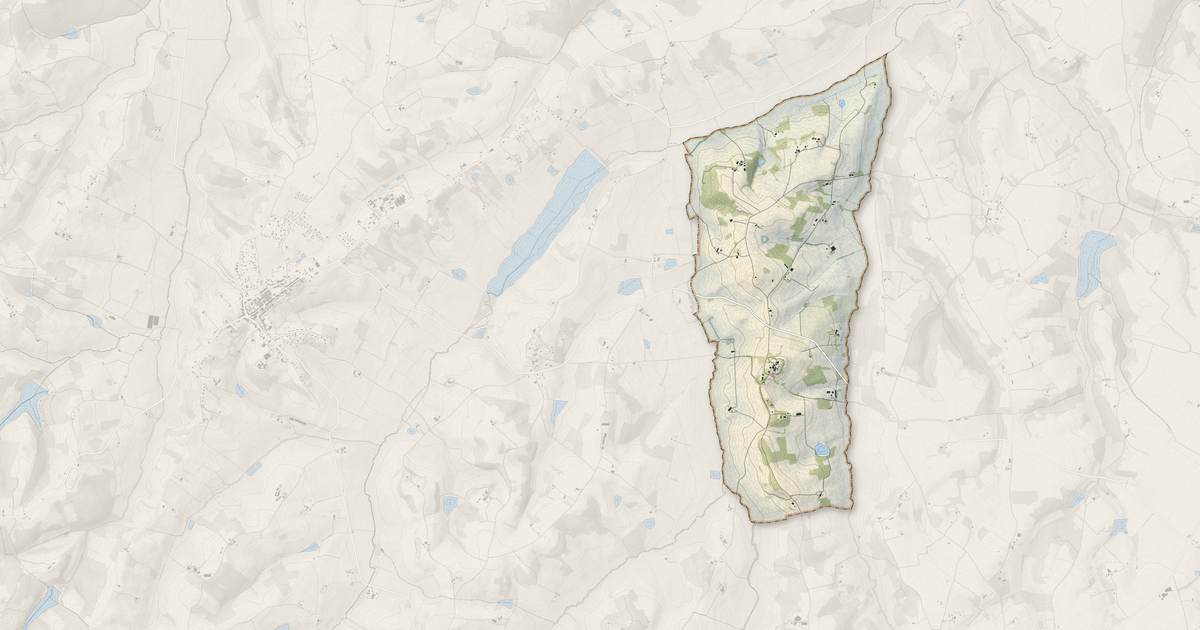 Portrait cartographique de Coutures : relief, eau, forêts, bâti et voies, calculés à partir des données de l'IGN