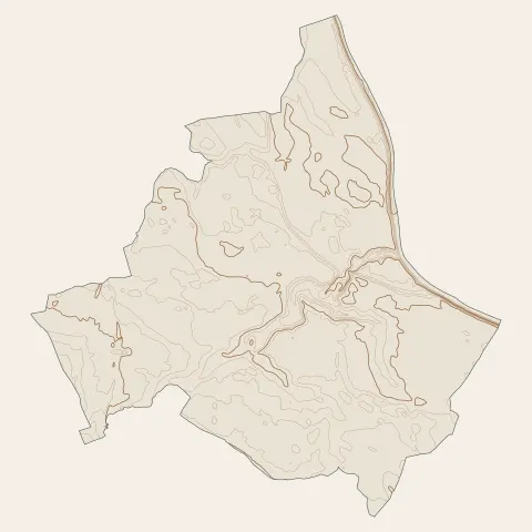 Labastide-Saint-Pierre : courbes de niveau