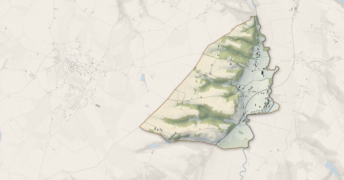 Portrait cartographique de Lafitte : relief, eau, forêts, bâti et voies, calculés à partir des données de l'IGN