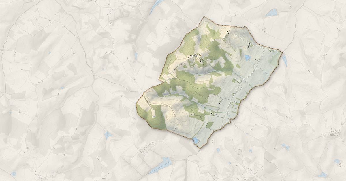 Portrait cartographique de Maumusson : relief, eau, forêts, bâti et voies, calculés à partir des données de l'IGN