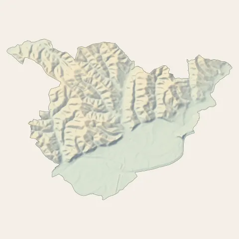 Moissac : relief