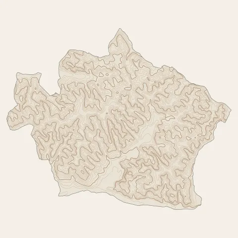 Monclar-de-Quercy : courbes de niveau