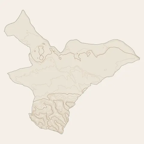 Nègrepelisse : courbes de niveau