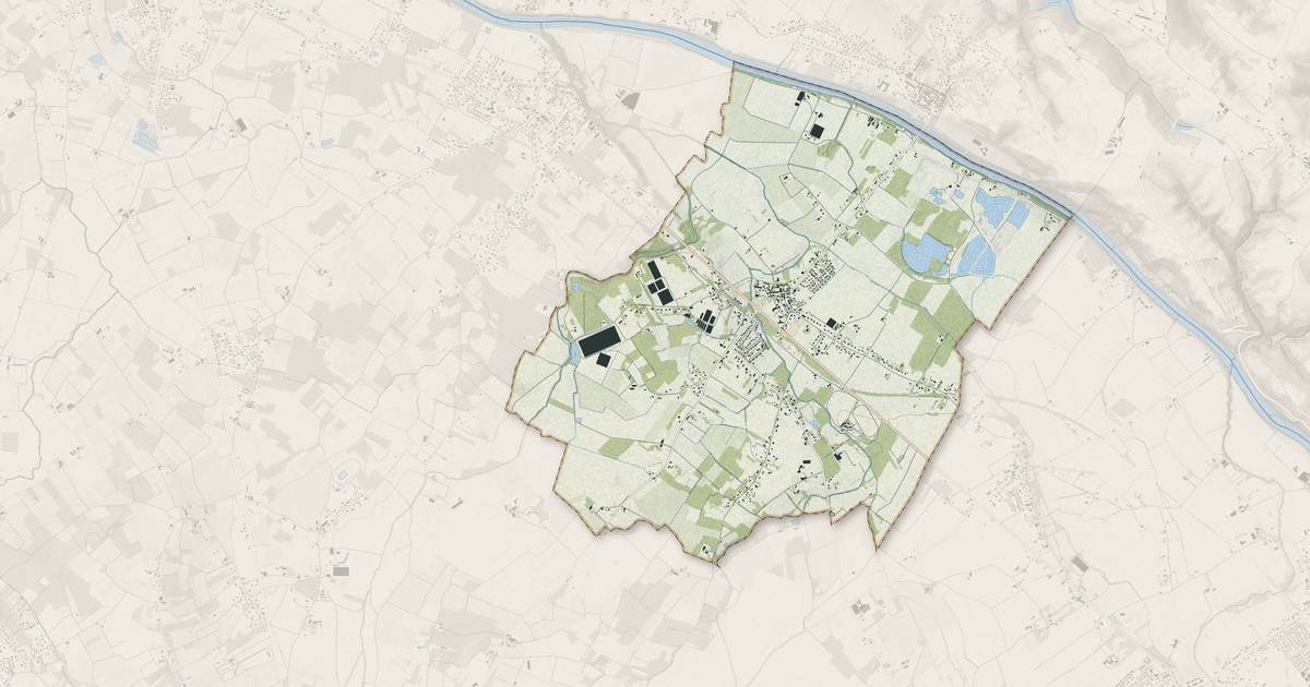 Portrait cartographique de Nohic : relief, eau, forêts, bâti et voies, calculés à partir des données de l'IGN