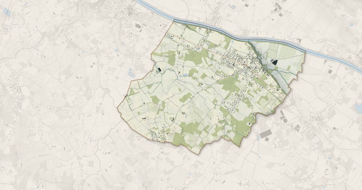 Portrait cartographique de Orgueil : relief, eau, forêts, bâti et voies, calculés à partir des données de l'IGN