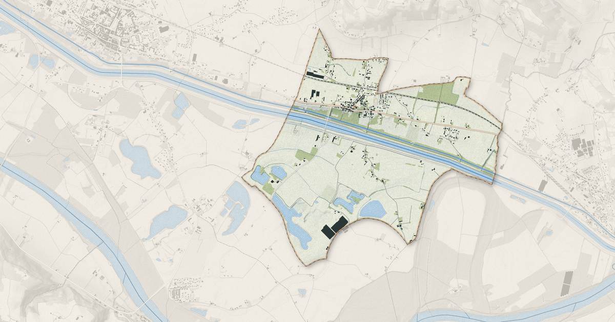 Portrait cartographique de Pommevic : relief, eau, forêts, bâti et voies, calculés à partir des données de l'IGN