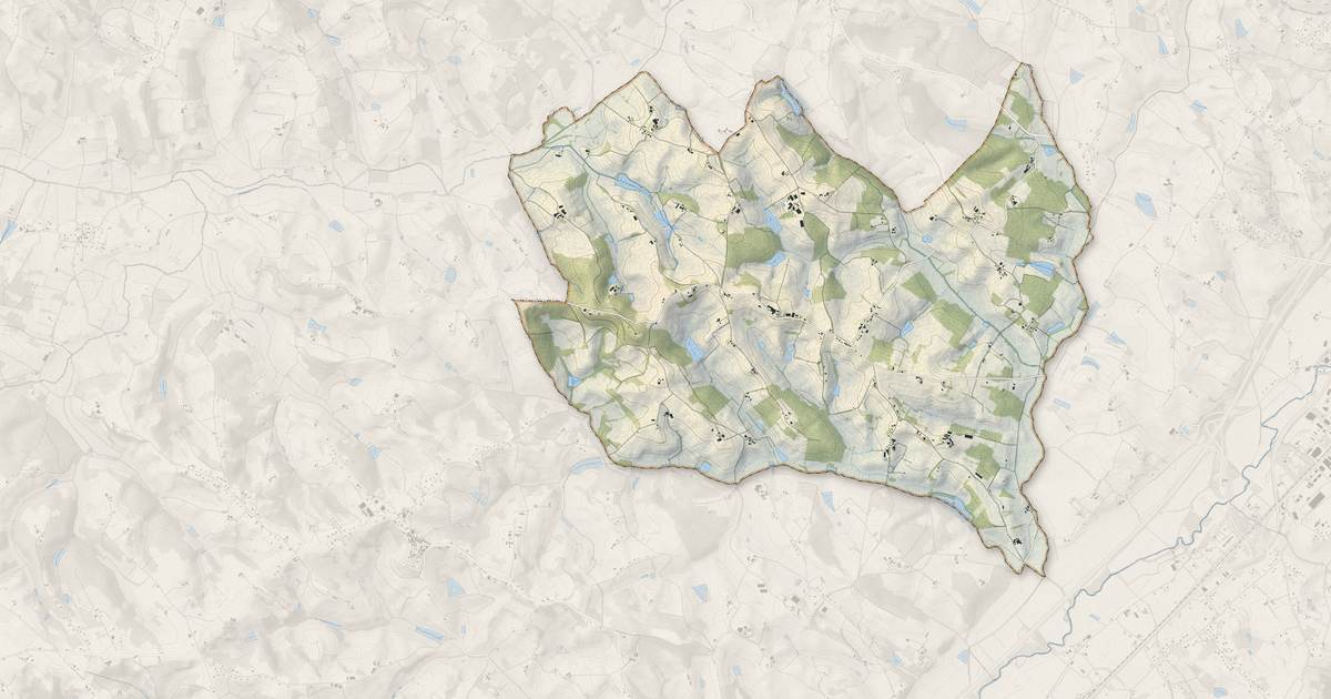 Portrait cartographique de Saint-Vincent-d'Autéjac : relief, eau, forêts, bâti et voies, calculés à partir des données de l'IGN