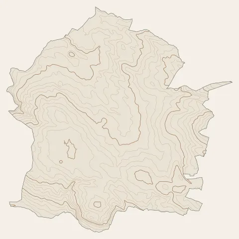 Septfonds : courbes de niveau