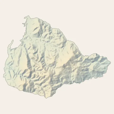 Les Adrets-de-l'Estérel : relief
