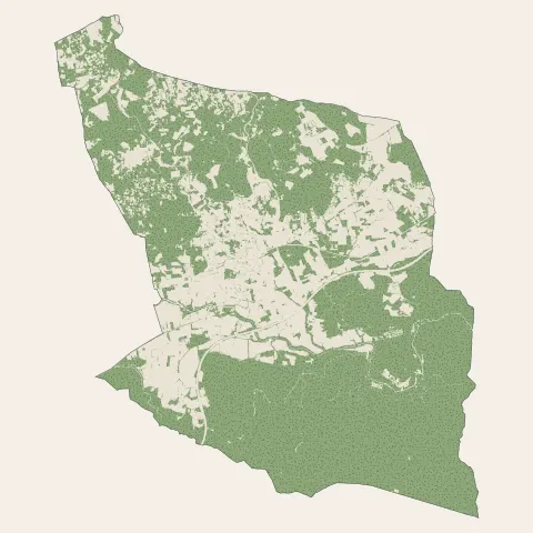 Les Arcs : bois, forêts et landes