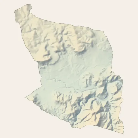Les Arcs : relief