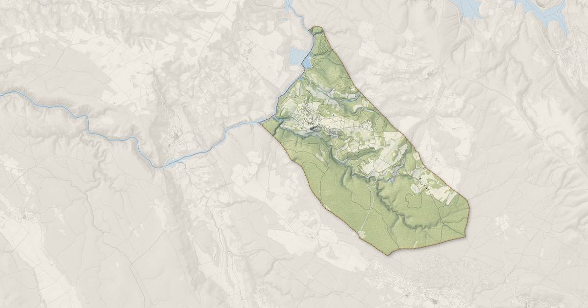 Portrait cartographique de Artignosc-sur-Verdon : relief, eau, forêts, bâti et voies, calculés à partir des données de l'IGN