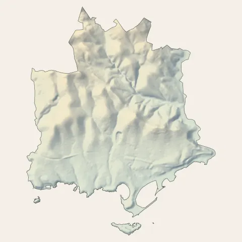 Bandol : relief