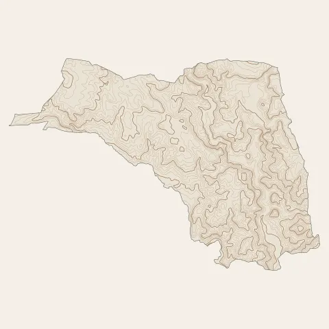 Barjols : courbes de niveau