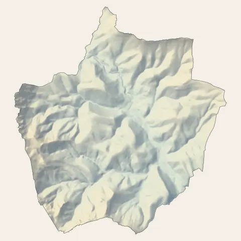 Belgentier : relief