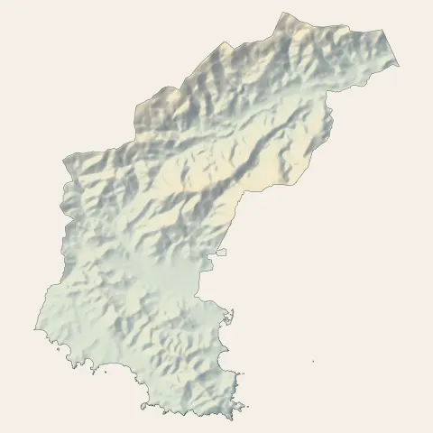 Bormes-les-Mimosas : relief