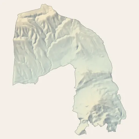 La Cadière-d'Azur : relief