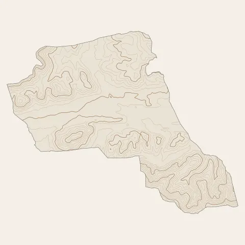 Carnoules : courbes de niveau
