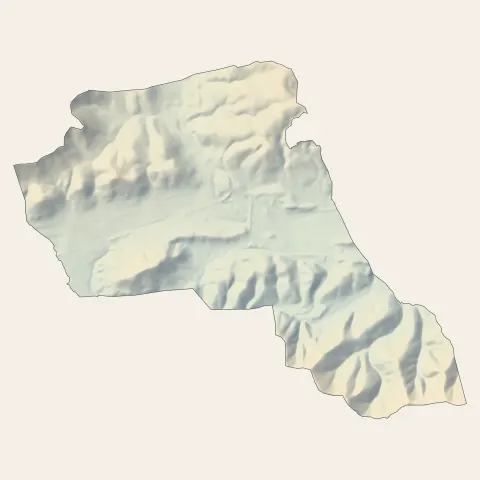 Carnoules : relief