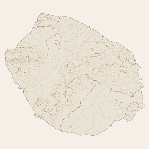 Cotignac : courbes de niveau