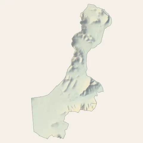 La Crau : relief