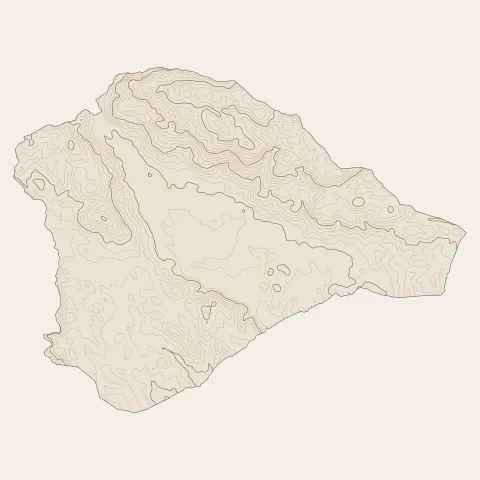 Draguignan : courbes de niveau