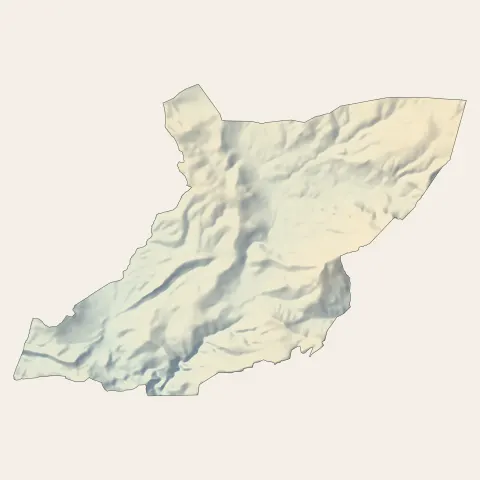 Évenos : relief