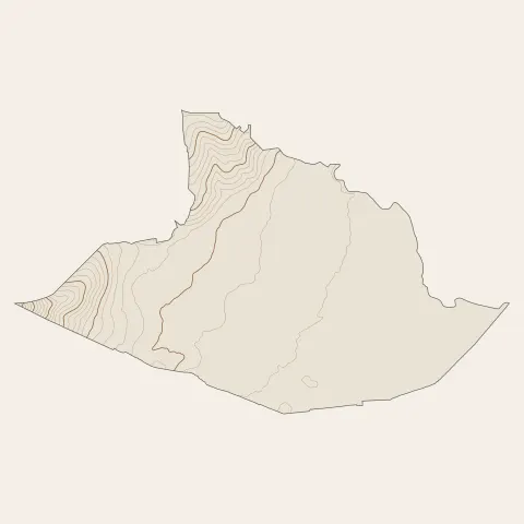 La Farlède : courbes de niveau