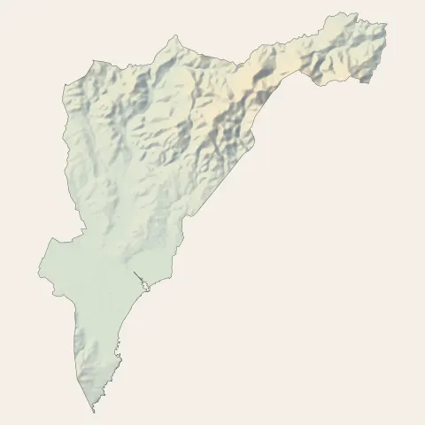 Fréjus : relief