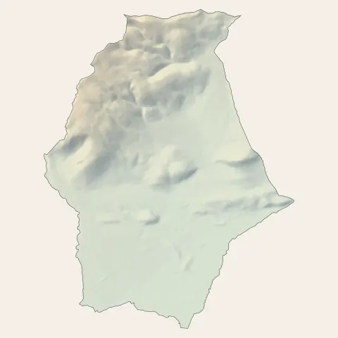 Garéoult : relief