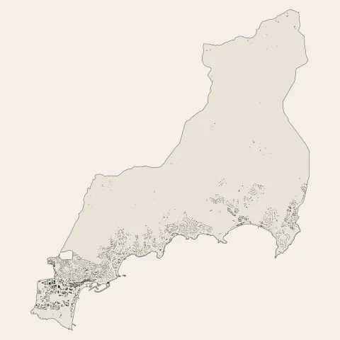 Le Lavandou : bâti