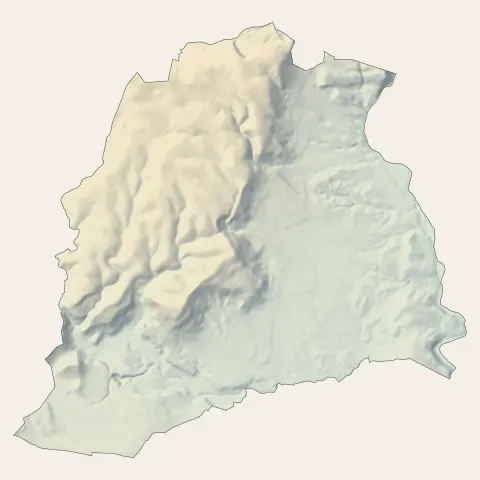 La Motte : relief