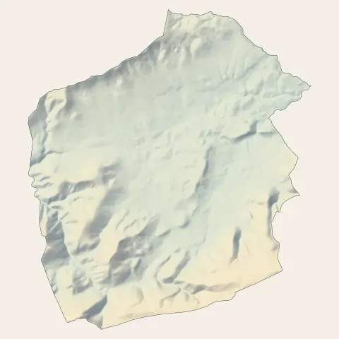Nans-les-Pins : relief