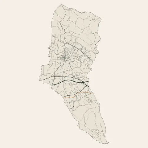 Pourrières : voies