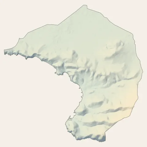 Le Pradet : relief