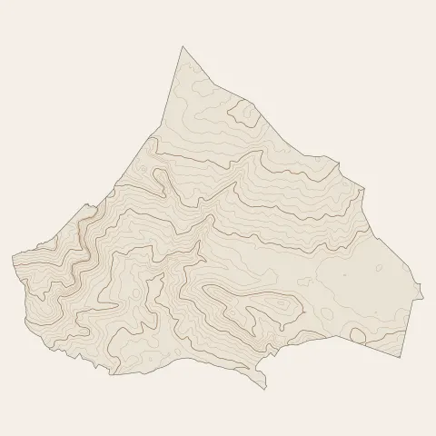 Le Revest-les-Eaux : courbes de niveau