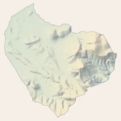 Rocbaron : relief