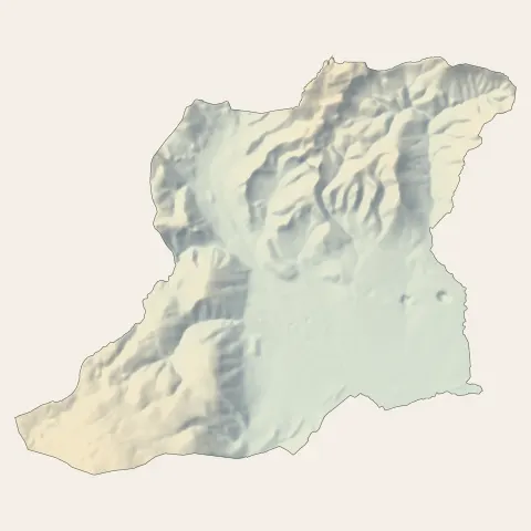 La Roquebrussanne : relief