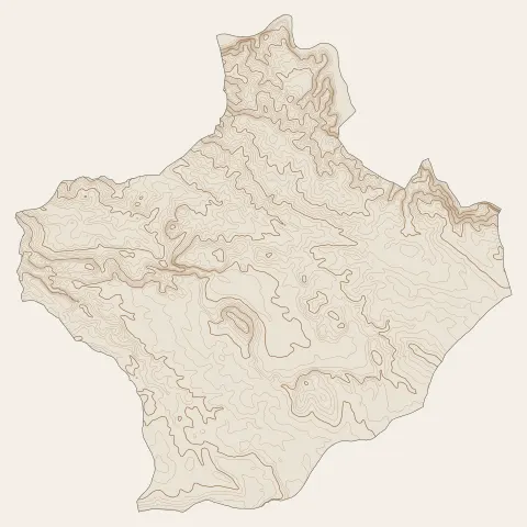 Saint-Julien : courbes de niveau