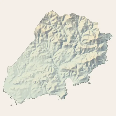 Saint-Raphaël : relief