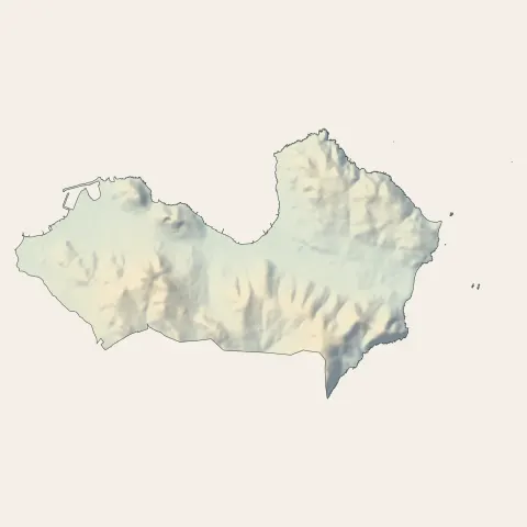 Saint-Tropez : relief