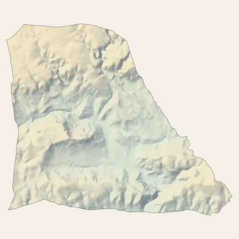 Salernes : relief