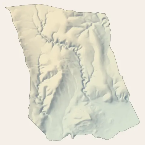 Seillons-Source-d'Argens : relief