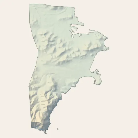 La Seyne-sur-Mer : relief