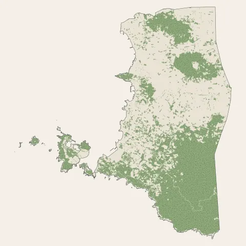 Six-Fours-les-Plages : bois, forêts et landes
